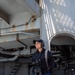 Nimitz Sailor Stands Watch