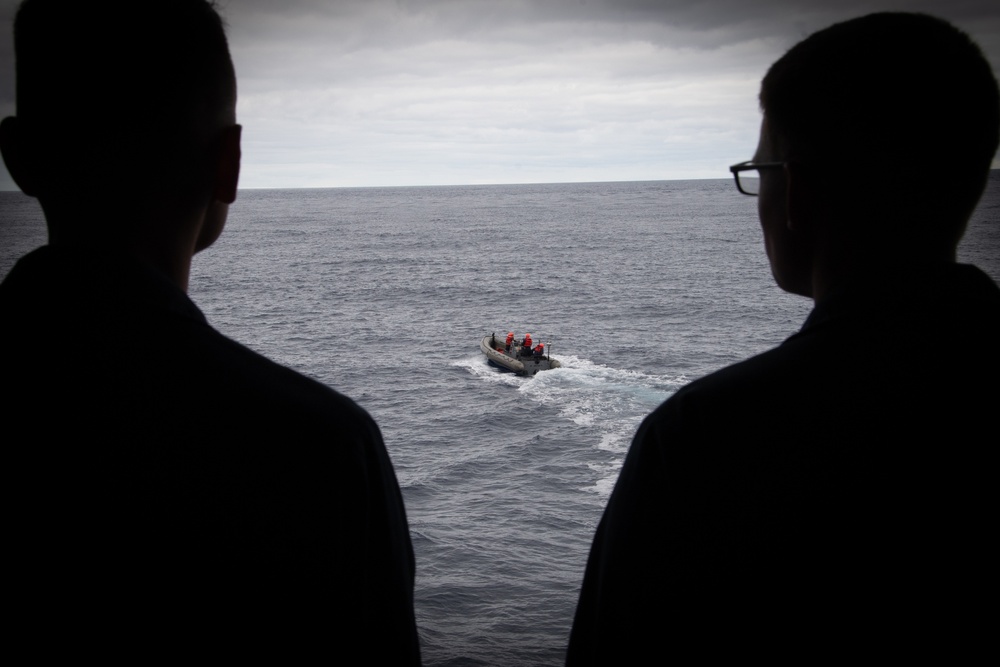 Nimitz Sailors Participate in RHIB Operations