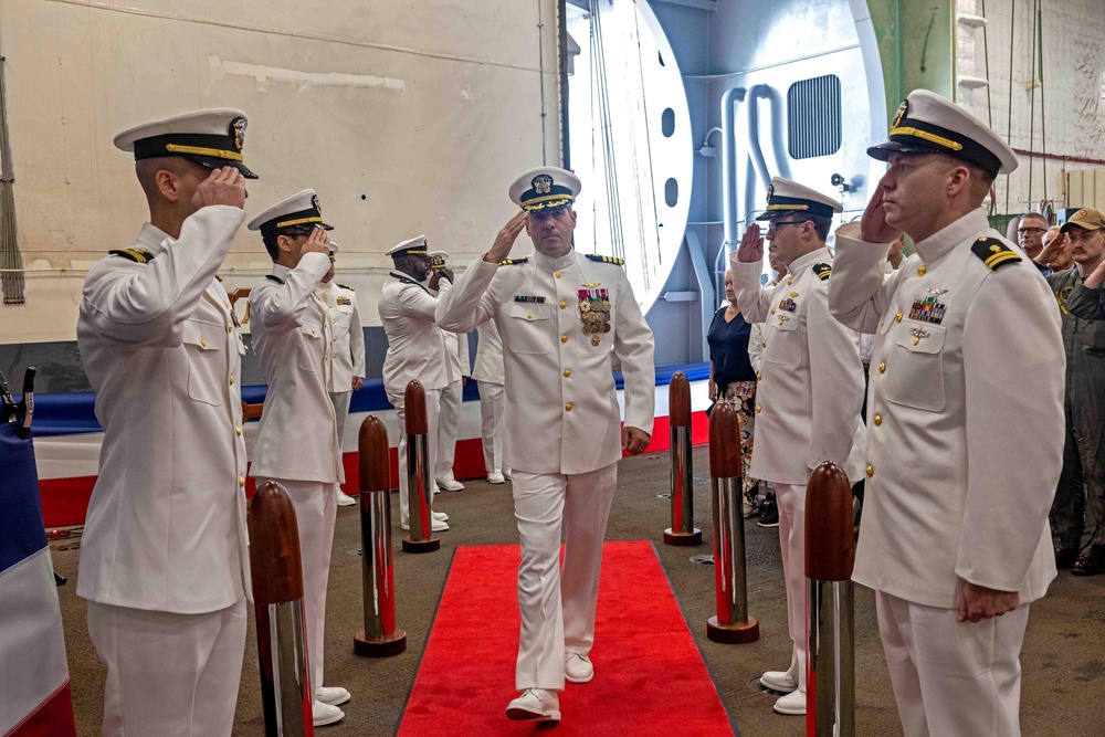 PCU John F. Kennedy Change of Command