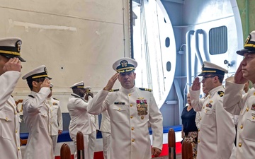 PCU John F. Kennedy Change of Command