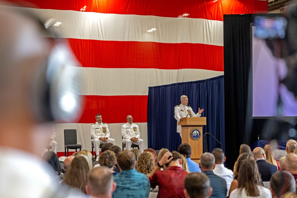 PCU John F. Kennedy Change of Command