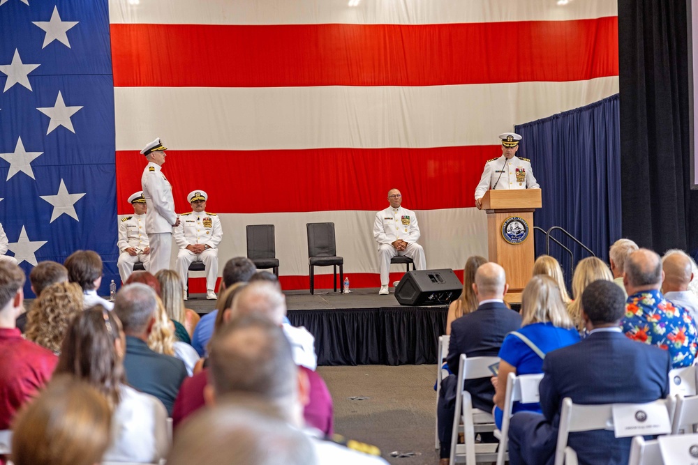 PCU John F. Kennedy Change of Command