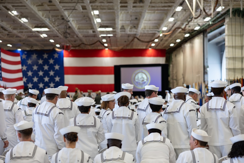 PCU John F. Kennedy Change of Command