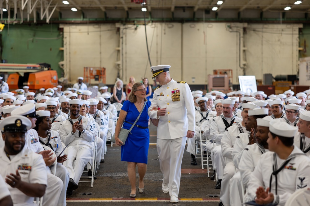 PCU John F. Kennedy Change of Command