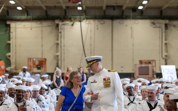 PCU John F. Kennedy Change of Command