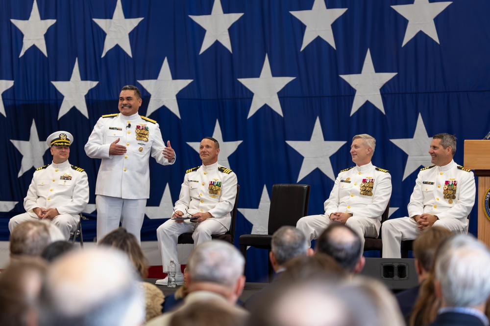 PCU John F. Kennedy Change of Command