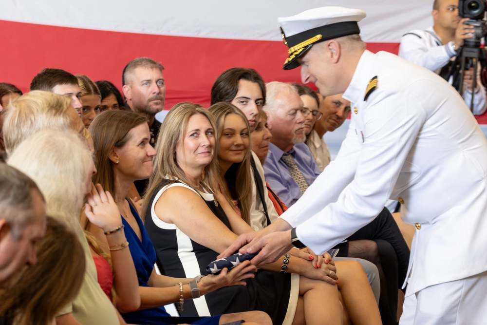 PCU John F. Kennedy Change of Command