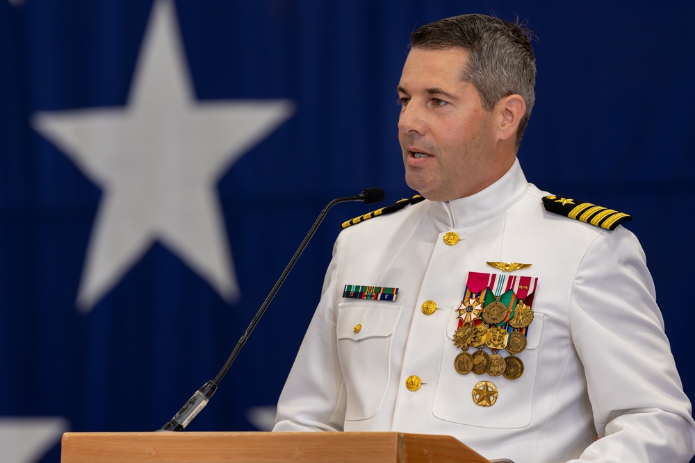 PCU John F. Kennedy Change of Command