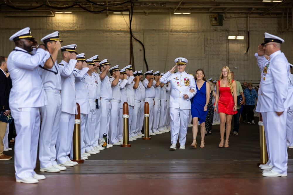 PCU John F. Kennedy Change of Command