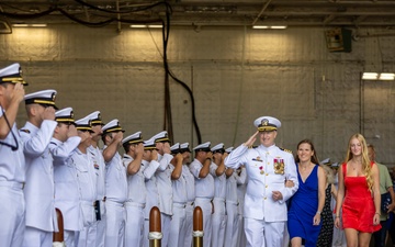 PCU John F. Kennedy Change of Command