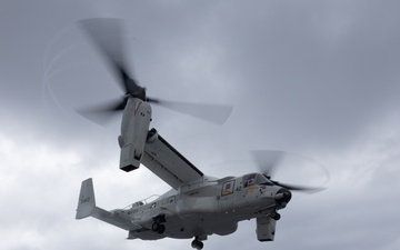 CMV-22B Ospreys Land Aboard USS Gerald R. Ford (CVN 78)