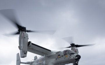 CMV-22B Ospreys Land Aboard USS Gerald R. Ford (CVN 78)