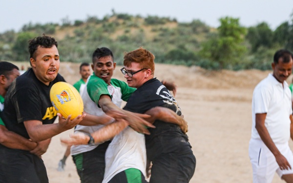 US-India forces conduct PT at YA 2024