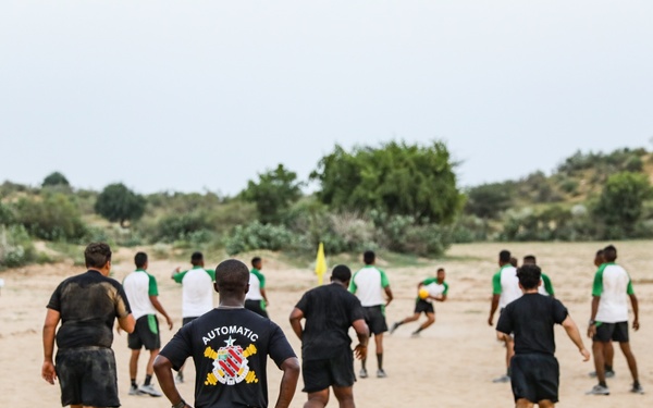 US-India forces conduct PT at YA 2024