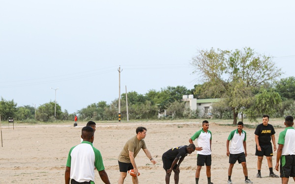 US-India forces conduct PT at YA 2024