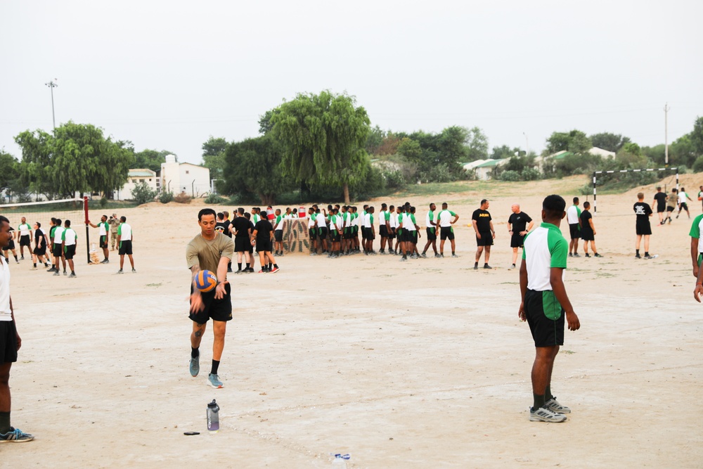 US-India forces conduct PT at YA 2024