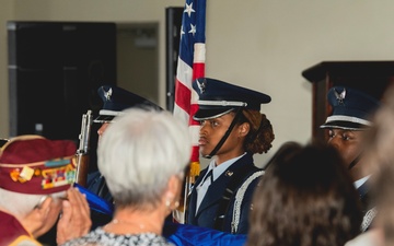 Nellis give recognition during POW/MIA ceremony