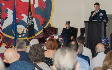 Nellis give recognition during POW/MIA ceremony