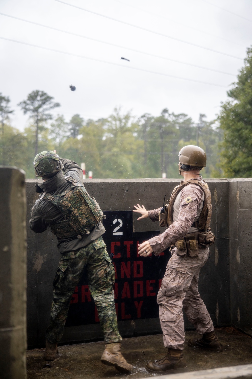 2nd ANGLICO and NATO Allies Conduct Grenade Range During Burmese Chase 24