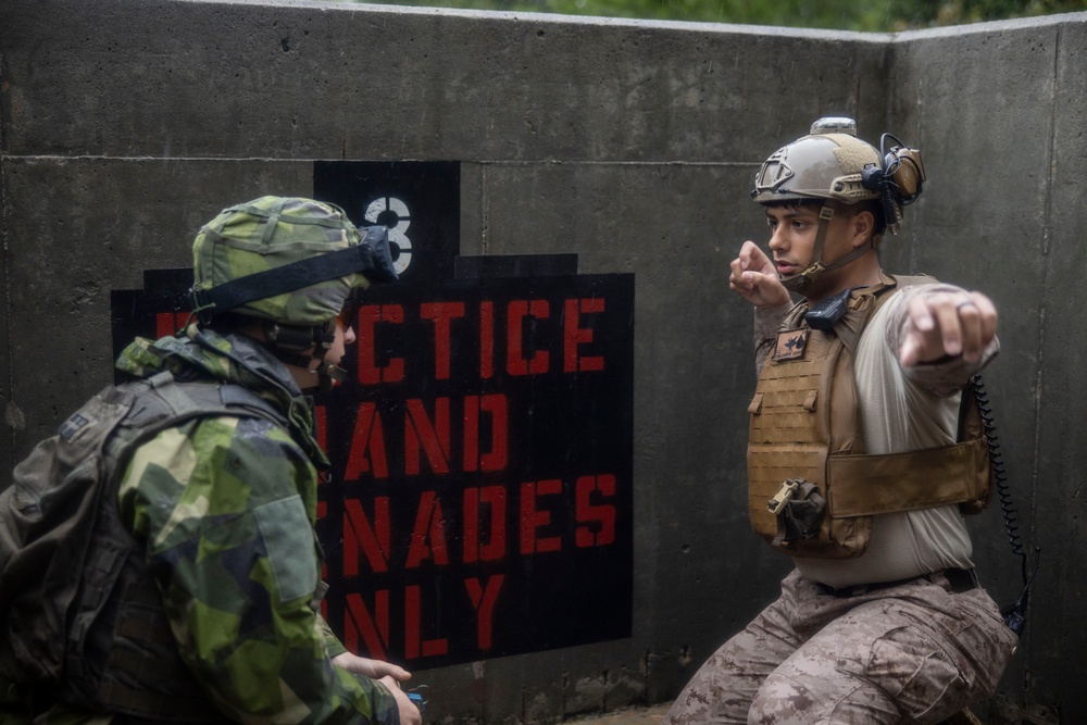 2nd ANGLICO and NATO Allies Conduct Grenade Range During Burmese Chase 24