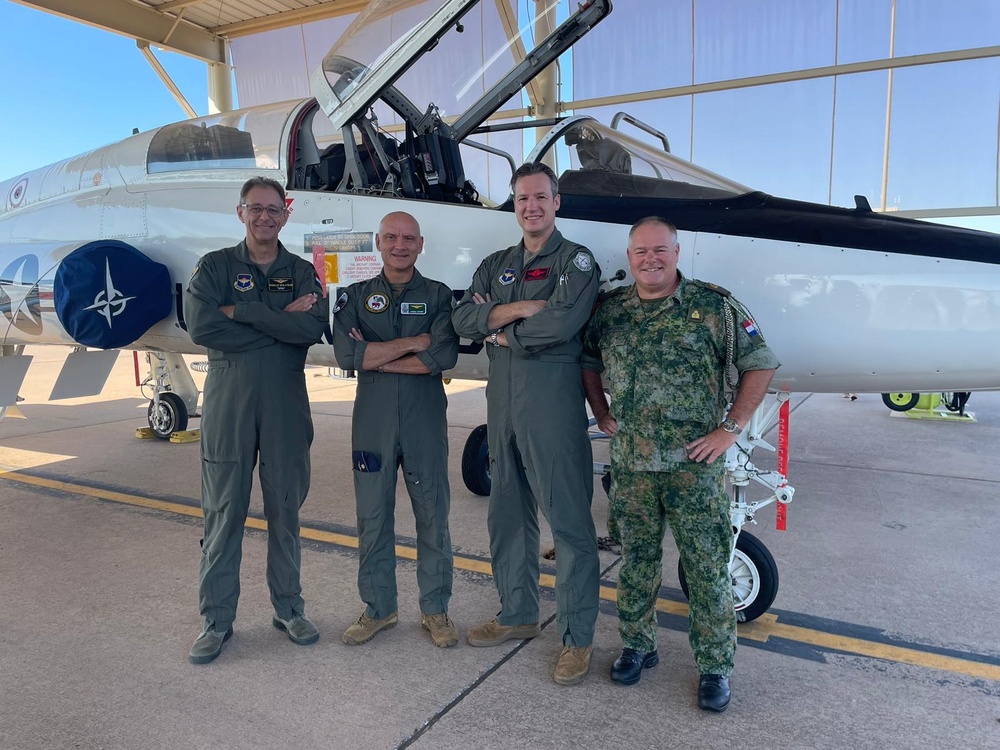 Royal Netherlands Air Force Commander addresses graduates at ENJJPT