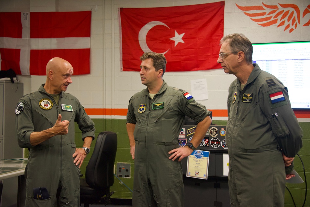 Royal Netherlands Air Force Commander addresses graduates at ENJJPT