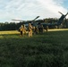 Burmese Chase 24 conducts on and off drills on a CH-53E Super Stallion