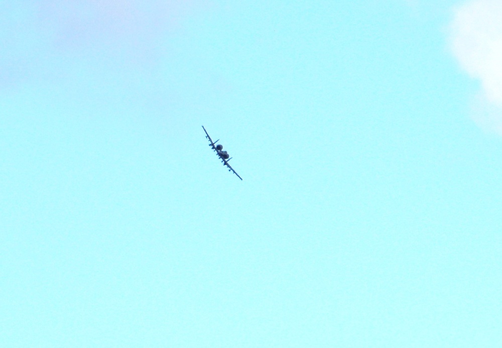 Air Force A-10 pilots get bombing practice during Fort McCoy training