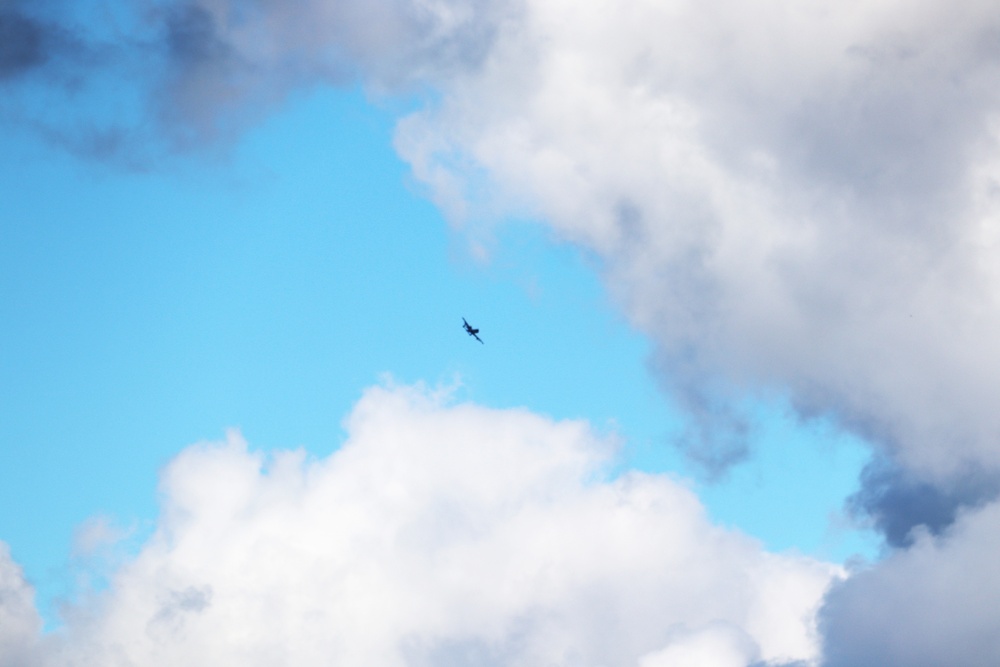 Air Force A-10 pilots get bombing practice during Fort McCoy training