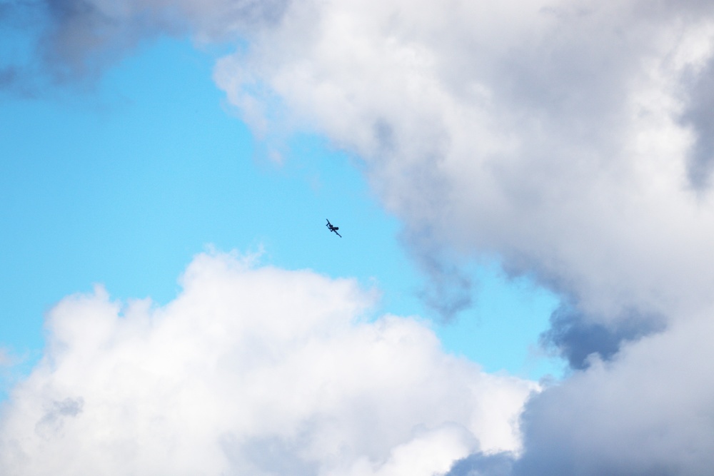 Air Force A-10 pilots get bombing practice during Fort McCoy training