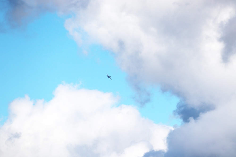 Air Force A-10 pilots get bombing practice during Fort McCoy training