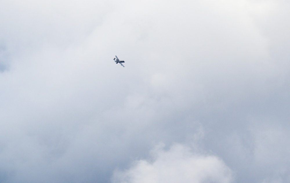 Air Force A-10 pilots get bombing practice during Fort McCoy training