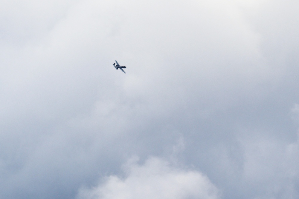 Air Force A-10 pilots get bombing practice during Fort McCoy training