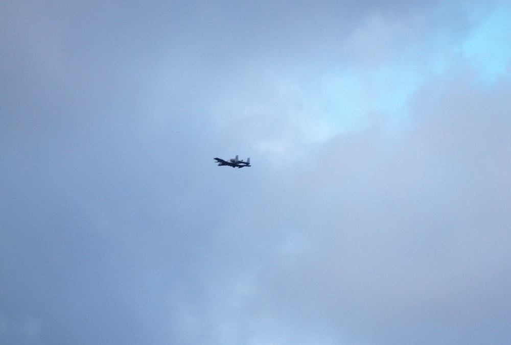 Air Force A-10 pilots get bombing practice during Fort McCoy training