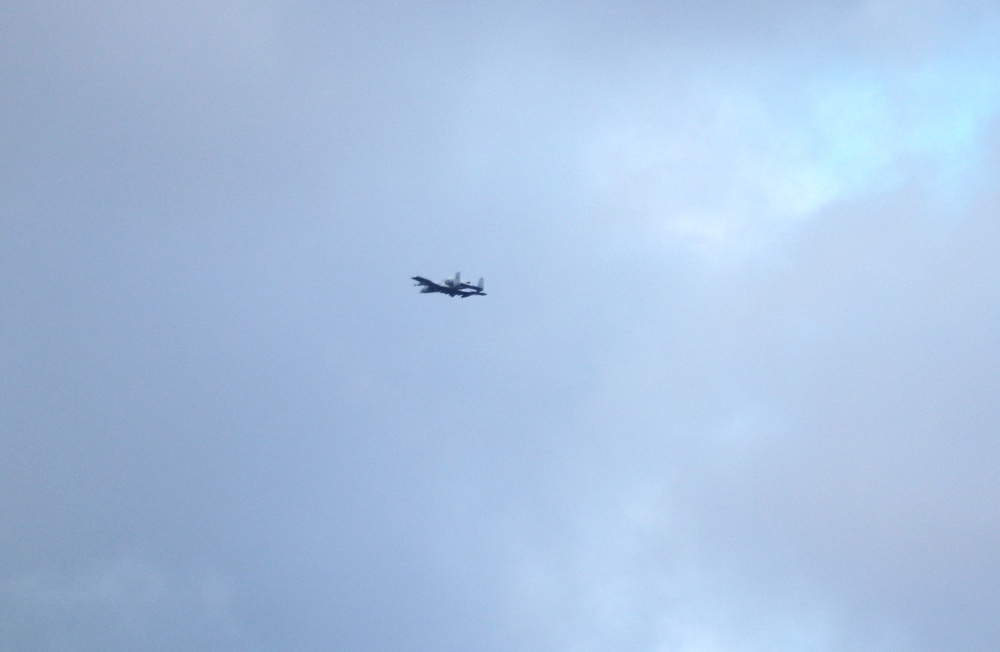 Air Force A-10 pilots get bombing practice during Fort McCoy training