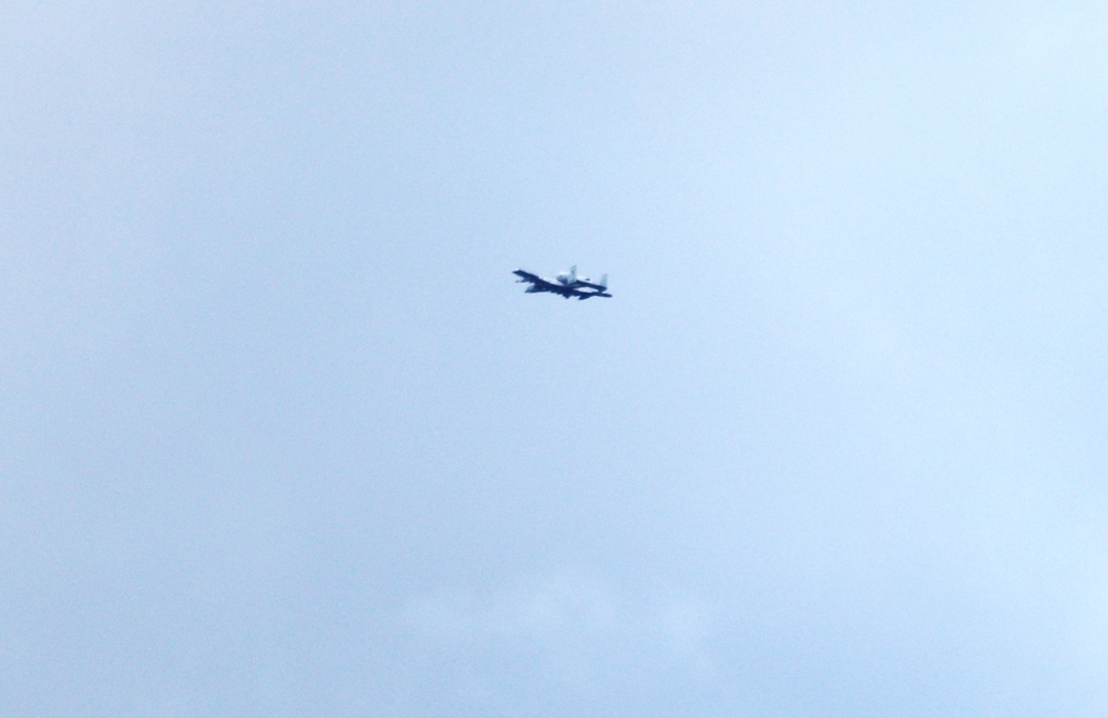 Air Force A-10 pilots get bombing practice during Fort McCoy training