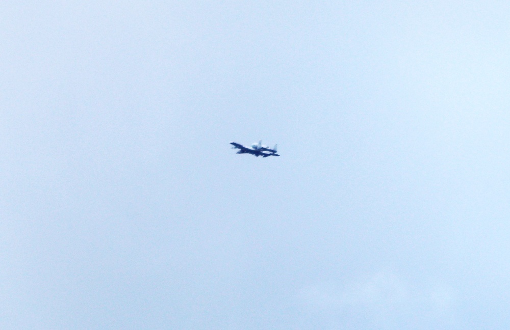 Air Force A-10 pilots get bombing practice during Fort McCoy training