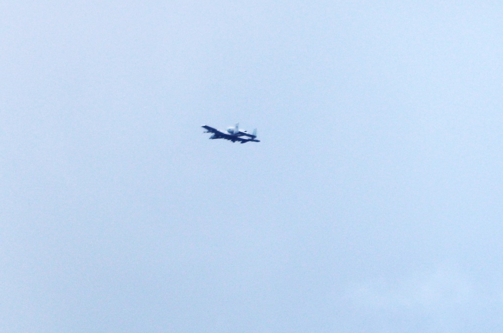 Air Force A-10 pilots get bombing practice during Fort McCoy training