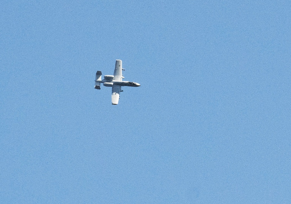 303rd Fighter Squadron A-10 pilots train in skies over Fort McCoy