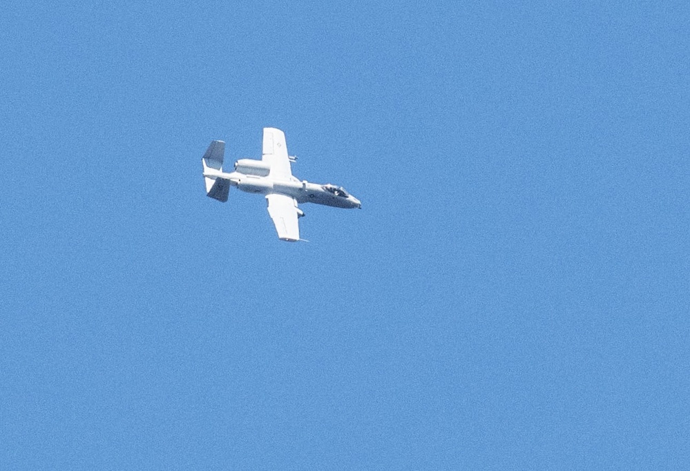 303rd Fighter Squadron A-10 pilots train in skies over Fort McCoy