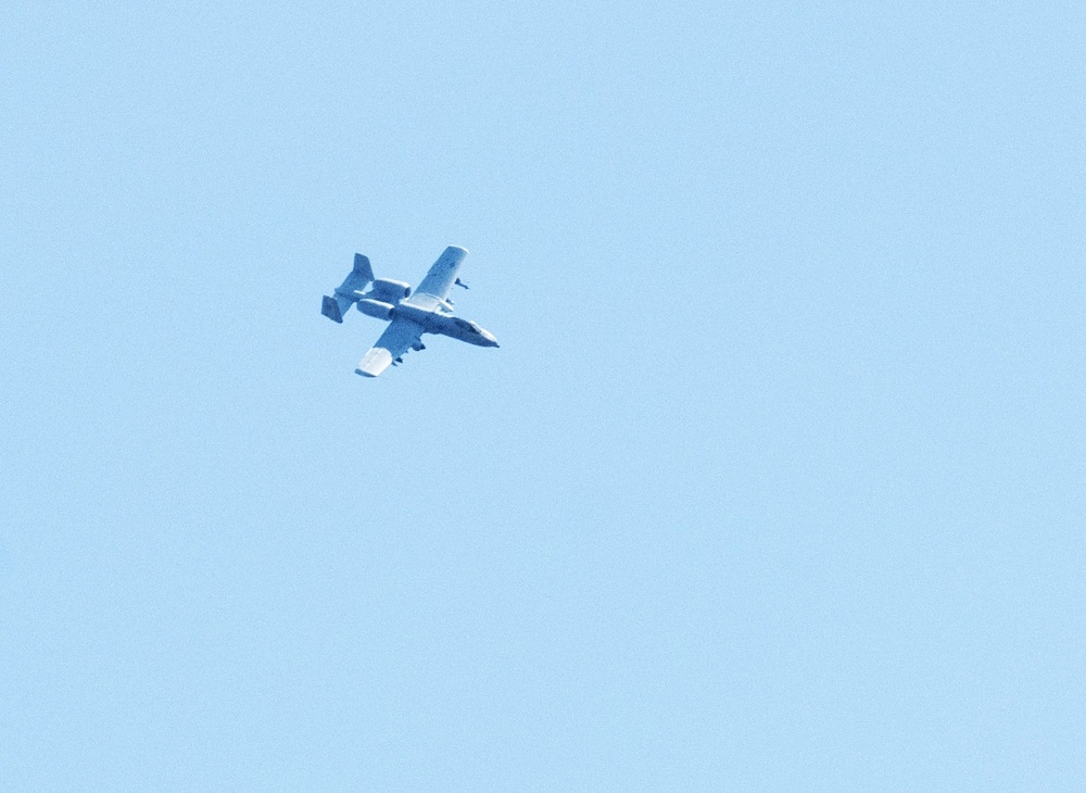 303rd Fighter Squadron A-10 pilots train in skies over Fort McCoy