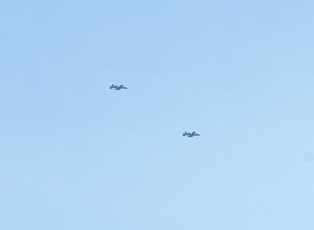 303rd Fighter Squadron A-10 pilots train in skies over Fort McCoy