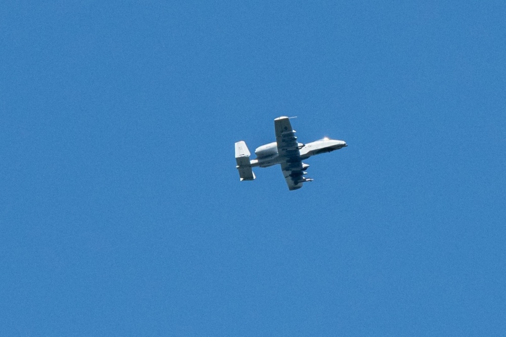 303rd Fighter Squadron A-10 pilots train in skies over Fort McCoy