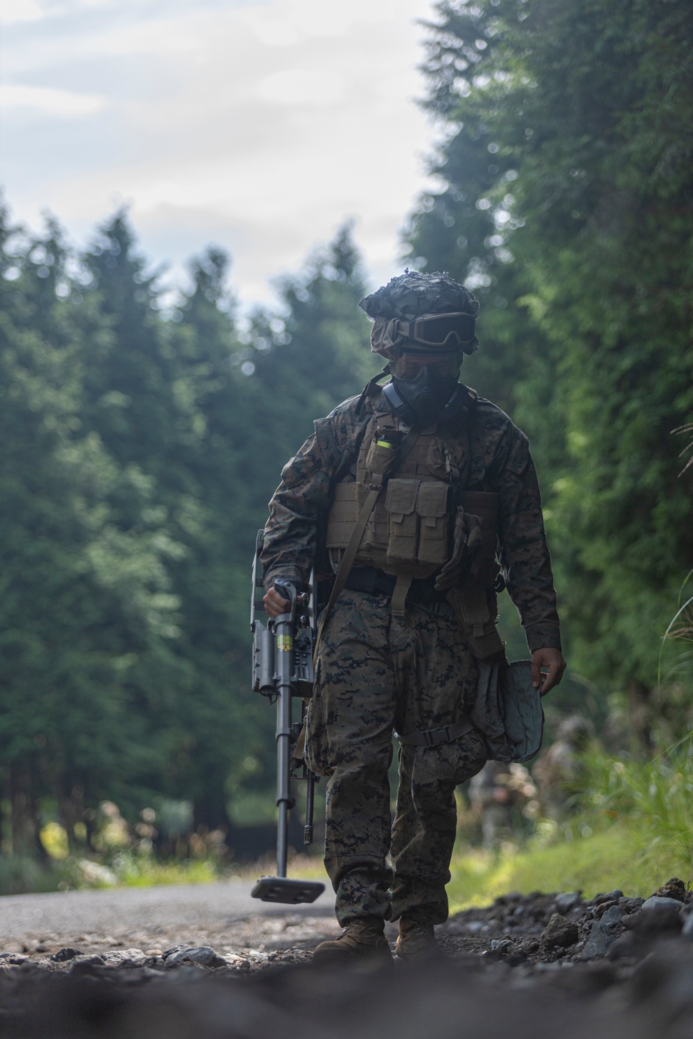 Marines train in aviation ground support operations at Camp Fuji