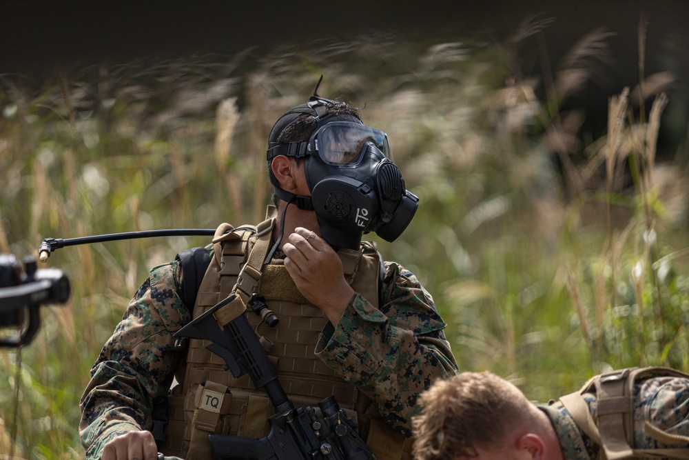 Marines train in aviation ground support operations at Camp Fuji