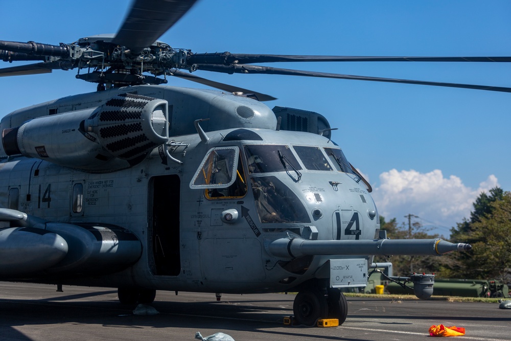 Marines conduct aircraft refueling at Camp Fuji in support of Exercise Fuji Viper 24