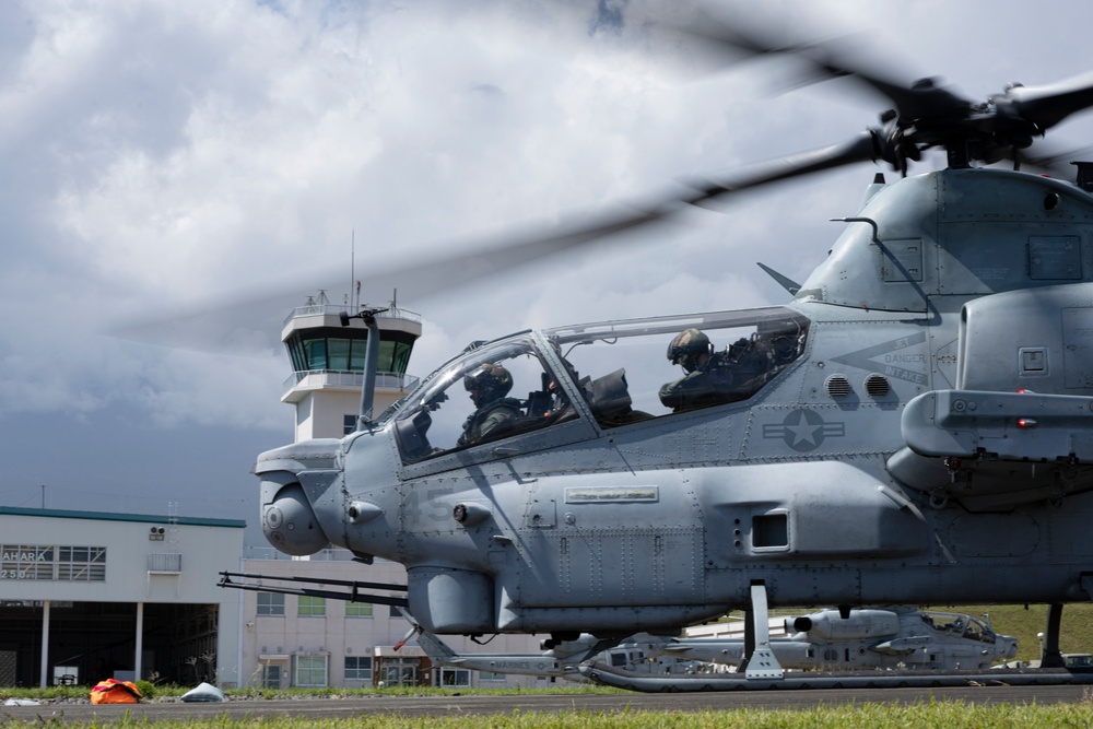 Marines conduct aircraft refueling at Camp Fuji in support of Exercise Fuji Viper 24