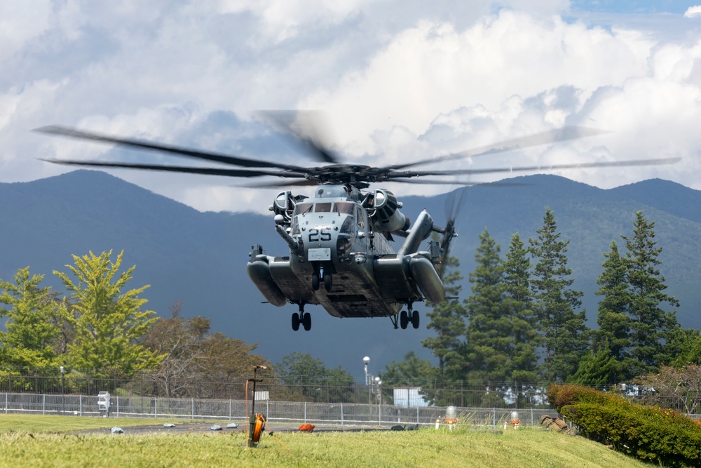 Marines conduct aircraft refueling at Camp Fuji in support of Exercise Fuji Viper 24