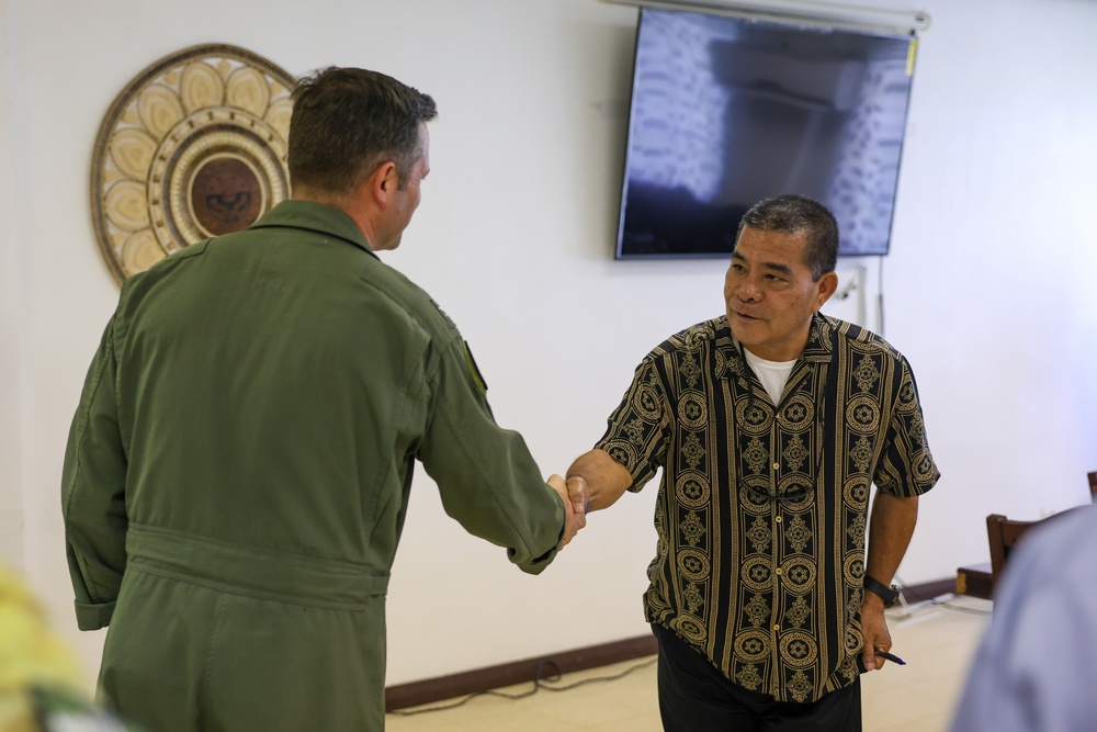 Pacific Partnership 2024-2 Leadership Visits the Governor and Government Officials in Kosrae FSM