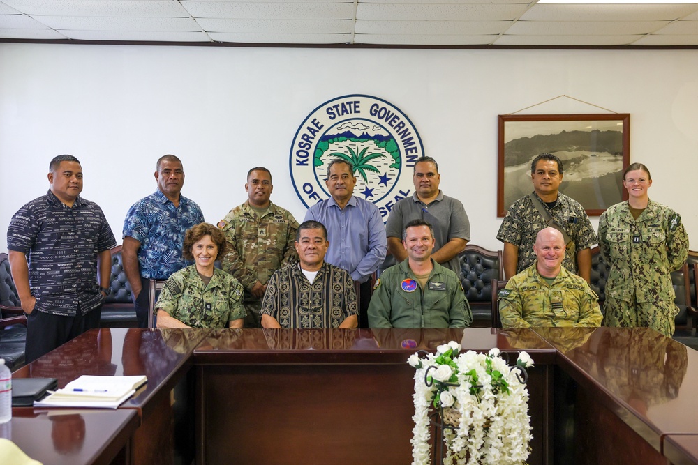 Pacific Partnership 2024-2 Leadership Visits the Governor and Lt. Governor of Kosrae